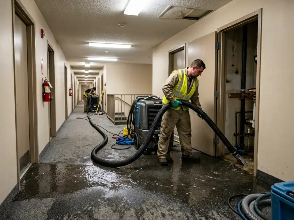 multi-unit-apartment-hallway-f-005 — frequently asked questions, Emergency Burst Pipe Water Extraction & Removal in Gray, GA